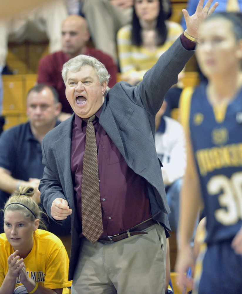 Gary Fifield led his teams to five Final Four appearances. His 660 victories rank sixth all-time among Division III women’s hoops coaches.