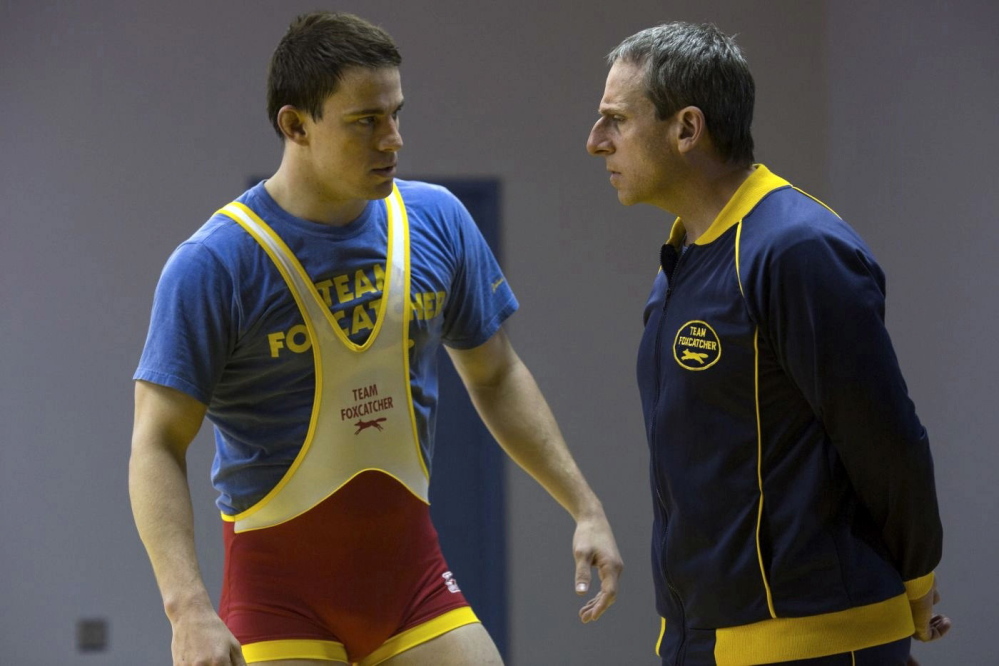  Channing Tatum and Steve Carell in “Foxcatcher.”
Sony Pictures Classics 