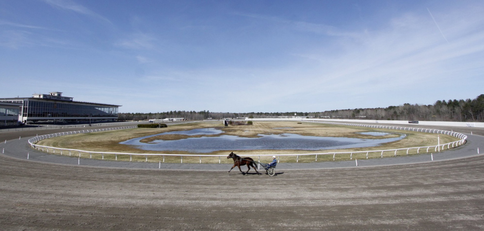 Total wagers at Scarborough Downs reportedly fell by 40 percent from 2002 to 2011, and that trend has continued, says the attorney for the racetrack facing a breach-of-contract lawsuit.