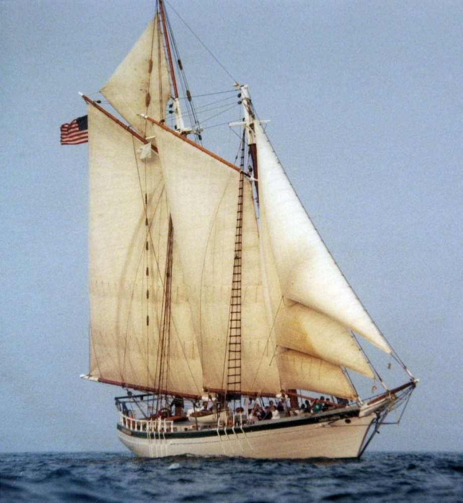 Contributed photo, Friday, July 14, 2000: The schooner Harvey Gamage.