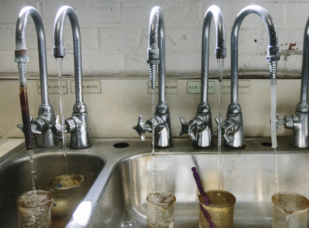 Fluoride levels are maintained at 0.7 milligrams per liter, the EPA’s optimal level, at the Kennebunk water district. Levels are monitored electronically and manually at the district laboratory.
