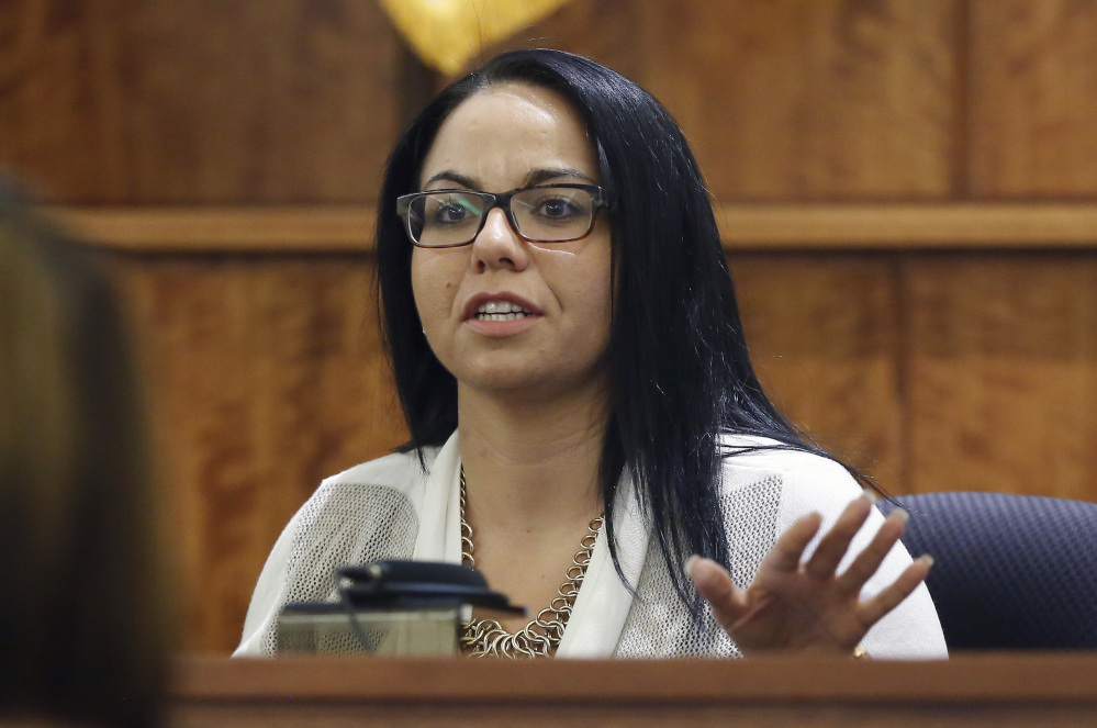 Kasey Arma described the demeanor of former New England Patriots football player Aaron Hernandez at a nightclub two nights before Odin Lloyd was killed, during his murder trial Thursday in Fall River, Mass.