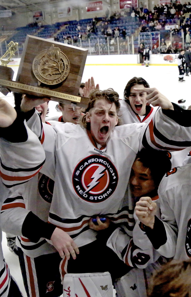 From the time he strapped on the pads as a 10-year-old, Scarborough goalie Ben Bragg enjoyed knowing how much he could affect the game. And this season he affected it the most, leading the Red Storm to their first Class A state championship.