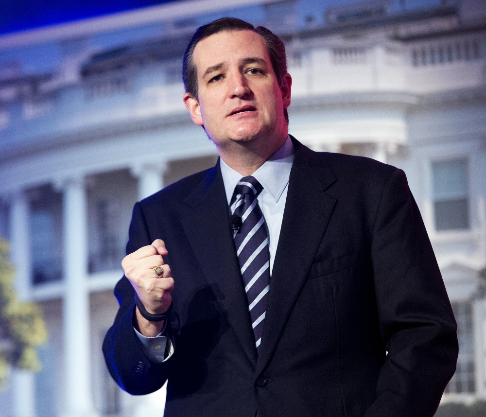 Sen. Ted Cruz, R-Texas: "I believe in America and her people, and I believe we can stand up and restore our promise."