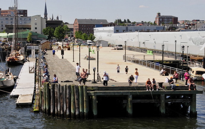 The Maine State Pier, owned by the city of Portland, overlooks the harbor and can accommodate about 3,000 music fans. The city rents the pier to Waterfront Concerts, which lined up four major concerts for the location last summer.