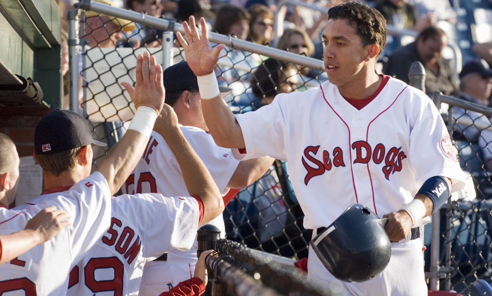 Iggy Suarez, who spent parts of four seasons with the Portland Sea Dogs, is now, at 34, a minor league hitting coach in the Boston Red Sox organization, and someday could be wearing that Sea Dogs uniform again.