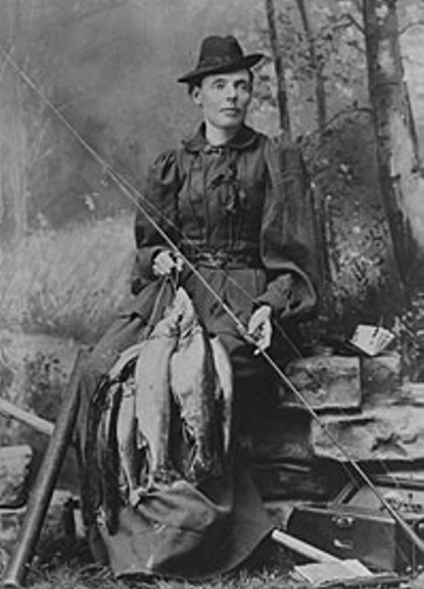 Cornelia “Fly Rod” Crosby, Maine’s first licensed guide, used her syndicated column to promote wildlife conservation measures such as catch-and-release fishing and bag limits on deer, salmon and trout.