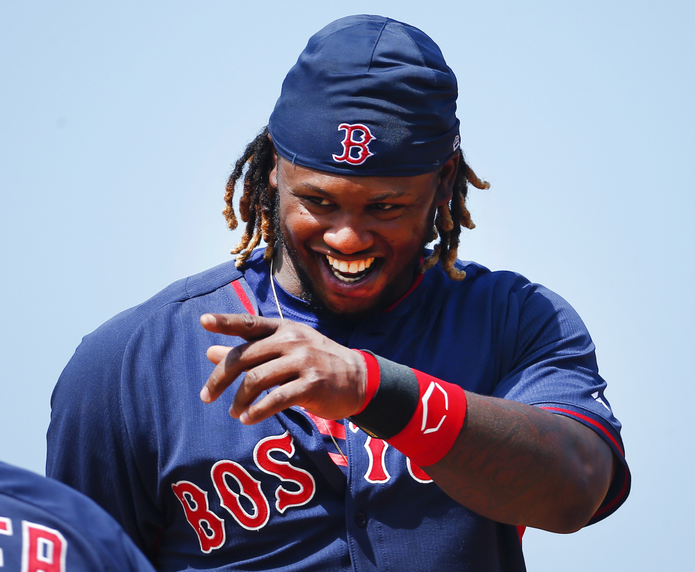 Hanley Ramirez is happy. That’s the main thing. He’s a veteran now, a former National League batting champion with a will to win and determination to learn a new position.