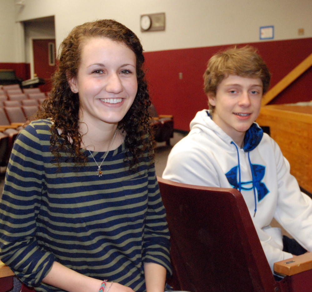 Reilly Boyle and Charlie Durfee, both seniors at Wells High School, will receive the Western Maine Conference Citizenship Award.