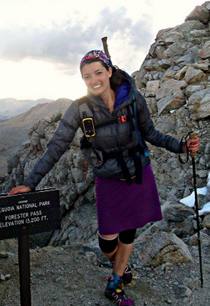 Allison Nadler will talk about hiking the John Muir Trail in California on Tuesday at the York Public Library.