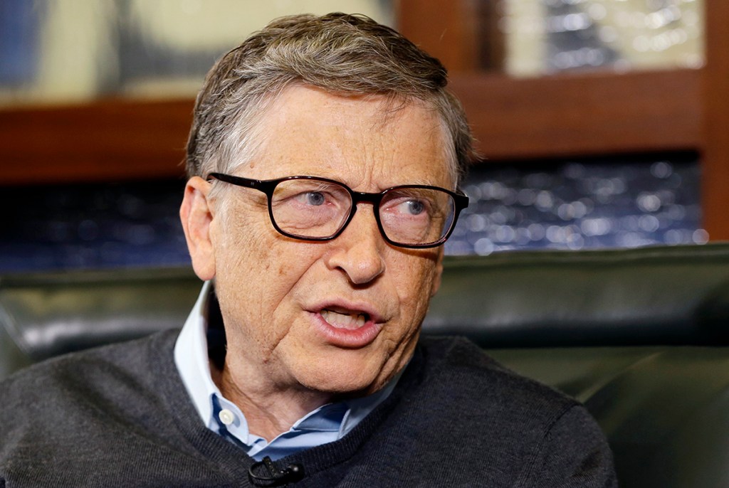 Microsoft co-founder and Berkshire Hathaway board member Bill Gates. The Associated Press