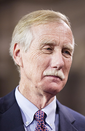 Sen. Angus King says the strategic significance of the Arctic will only grow more important as climate changes and Arctic ice recedes. 