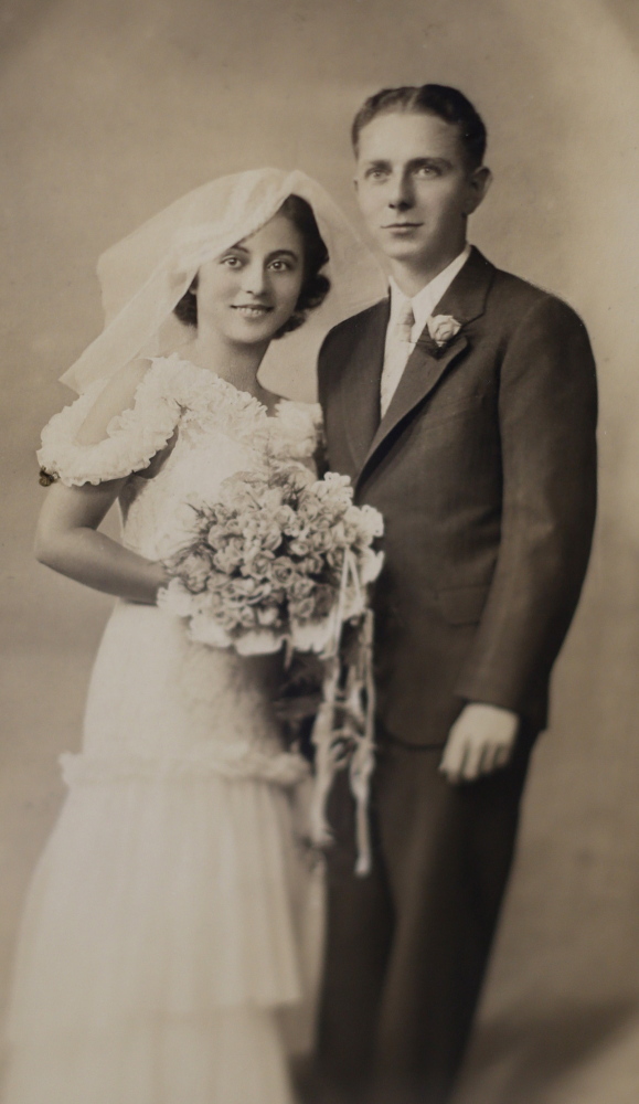 Ida and Raymond Skwire, newly married. (Contributed photo)