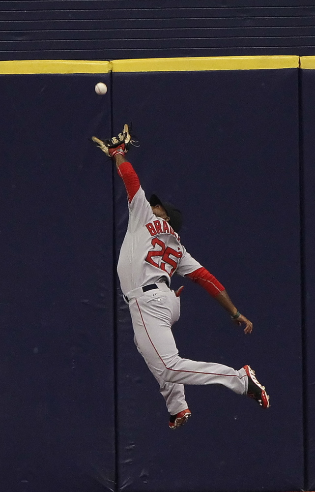 When it comes to playing center, tracking fly balls, making spectacular catches and potentially saving games, there aren’t many as good as Jackie Bradley Jr. If his offense comes around, the minors will be a memory.
