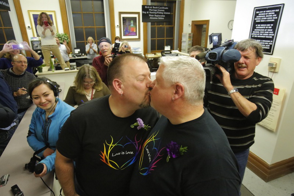 A bill expected in Maine would seem to allow a caterer to refuse, on religious grounds, to work a same-sex wedding – a violation of state law.