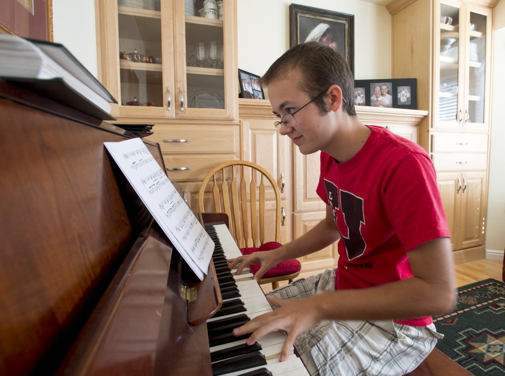 Grayson Moore, who is transgender, practices the piano at his home in Syracuse, Utah. Mormonism, with its emphasis on the physical link between bodies and spirits initially made it tougher to acknowledge what was happening inside of them, but some transgender individuals have found psychological and theological peace, even divine approval, and a support from their local faith leaders and congregations.