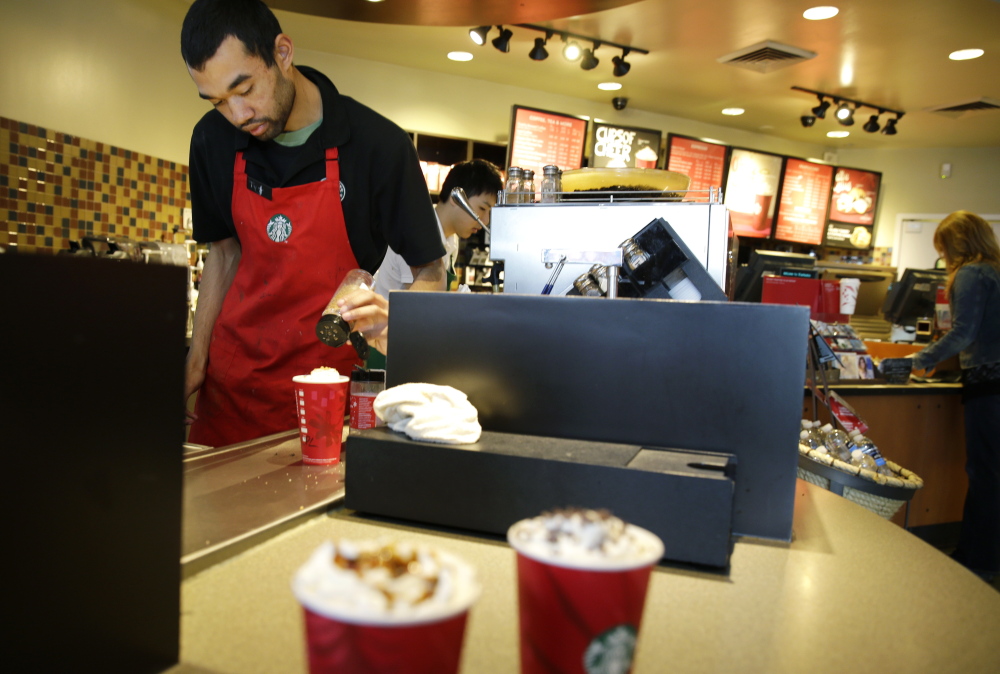 Starbucks said Monday that it will cover four years of tuition instead of just two for an online college degree from Arizona State University.