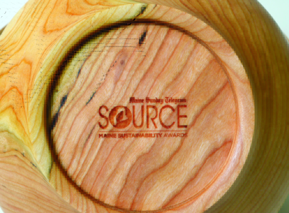 Artist Jeff Raymond’s Source Awards bowls began with a search for cherry wood.