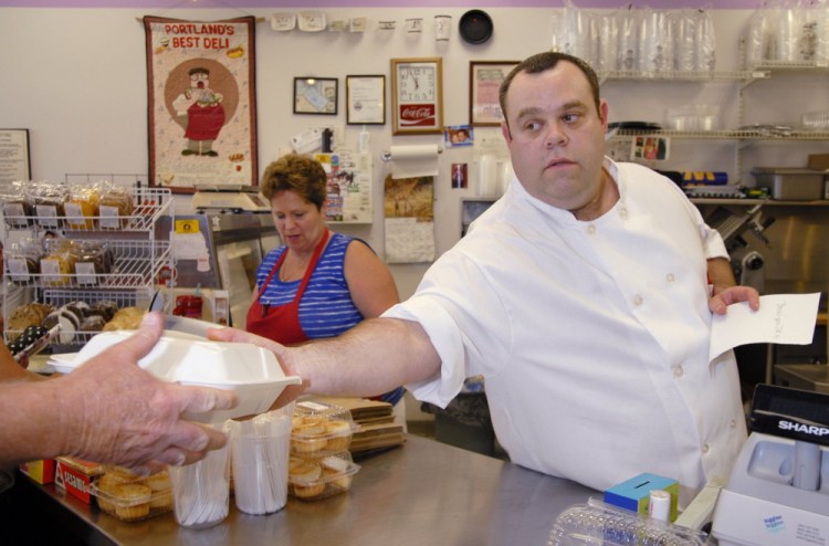 David Rosen owned the Full Belly Deli in Portland. When that closed, he opened  Rosen’s Deli, in Westbrook.