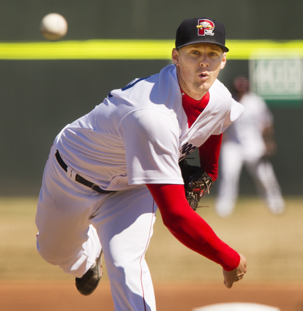 Justin Haley didn’t dominate Wednesday for the Portland Sea Dogs, but he delivered a solid start for a team that needed one, and rebounded from a subpar opening outing of the season.