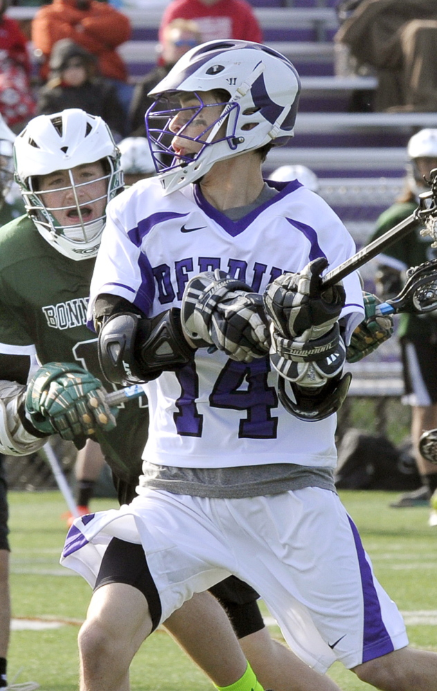 Nate Richards of Deering proved tough to handle last season, when he had 17 goals and seven assists as a sophomore. Now he’s a year older and just as tough to handle.