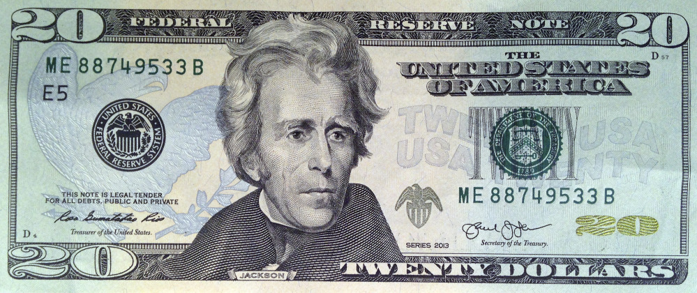 President Andrew Jackson has adorned the $20 bill since 1928, but some want to replace his image with that of a distinguished woman. Two suggestions are civil rights icon Rosa Parks, left, and former first lady Eleanor Roosevelt.