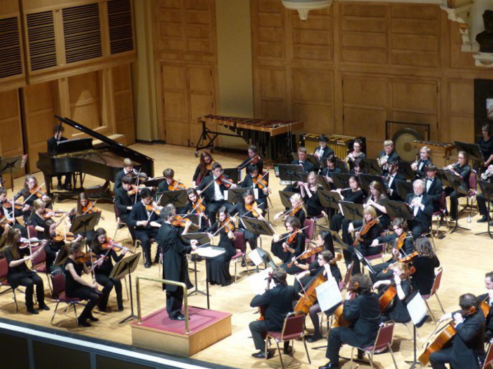  The Portland Youth Symphony Orchestra, conducted by Robert Lehmann.
Courtesy photo 