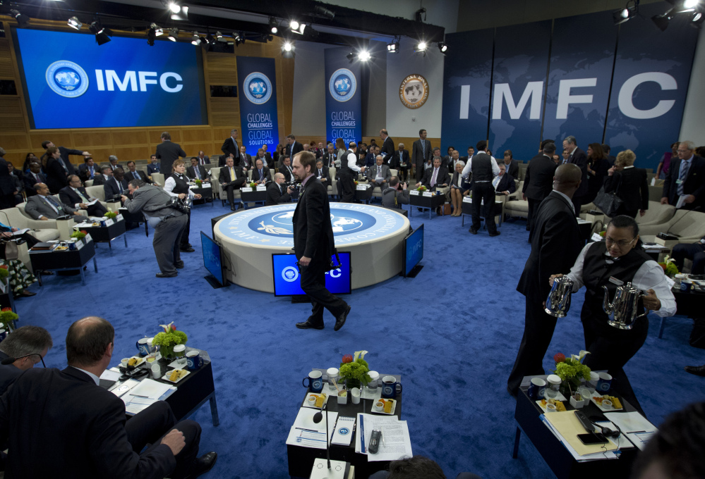 International Monetary and Financial Committee (IMFC) meets at the World Bank-International Monetary Fund annual meetings in Washington, Saturday.