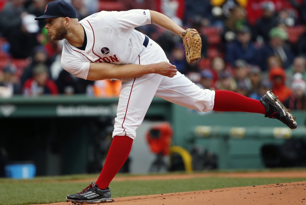Justin Masterson gave the Boston Red Sox five decent innings Monday, which was just what the team needed on a raw day at Fenway Park.