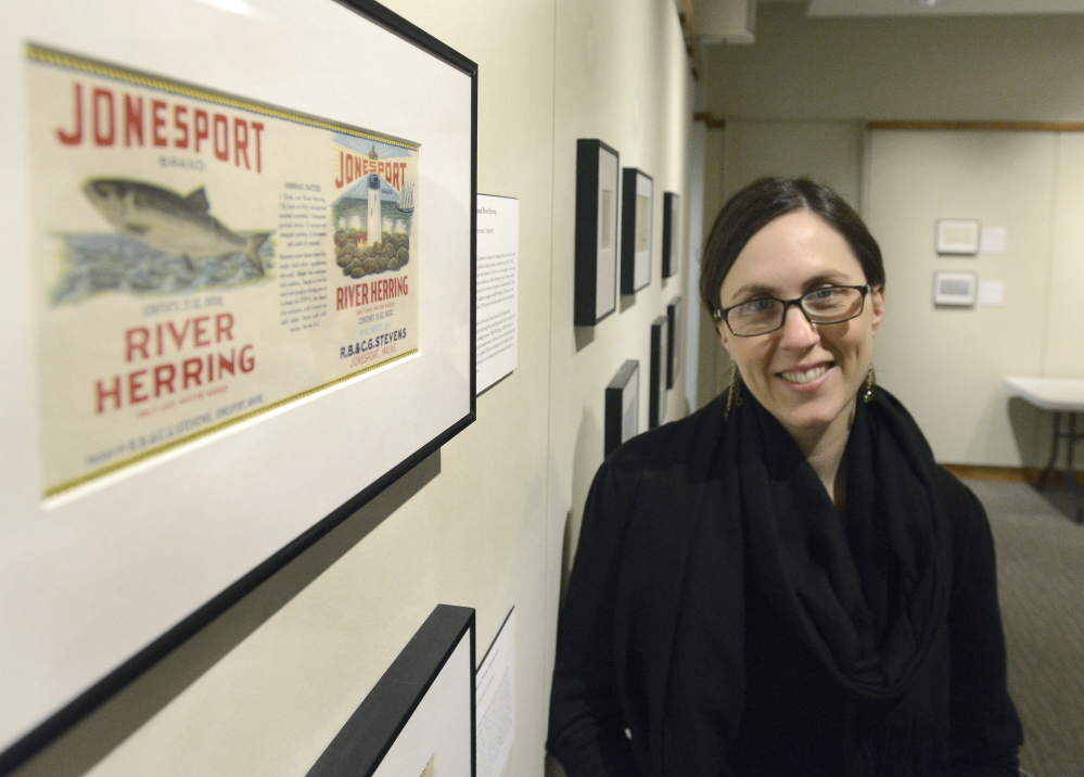 Jamie Kingman Rice, director of library services at the Maine Historical Society, and curator of “Sugar and Spice.”
