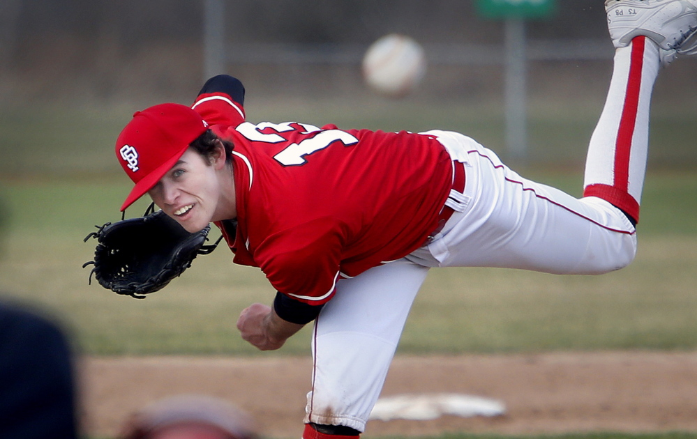 Henry Curran was in fine form in South Portland’s season opener Friday afternoon, limiting Thornton Academy to one hit and three walks in six innings as the Red Riots earned a 7-0 victory.