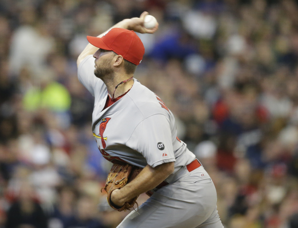 Adam Wainwright may miss the rest of the season with an Achilles injury he suffered batting in Saturday’s game at Milwaukee.