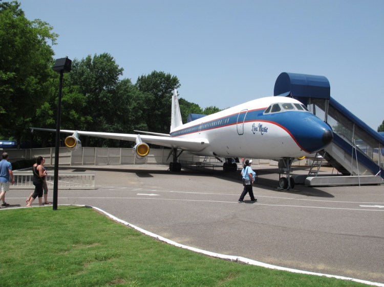 The Lisa Marie, one of two jets once owned by Elvis Presley, will remain at Graceland in Memphis, Tenn.