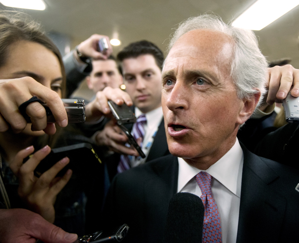 Sen. Bob Corker, as a member of the Senate budget committee, voted to advance the Republican tax plan to the full Senate, despite an earlier threat to vote no.