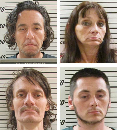 Left to right, top: Thomas White and Tami Hayes; bottom: Bryon Shedd and Adam Hayes