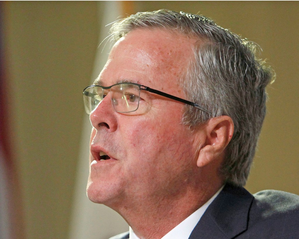 Former Florida Gov. Jeb Bush: "Knowing what we know now, clearly there were mistakes as it related to faulty intelligence in the lead-up to the war." The Associated Press