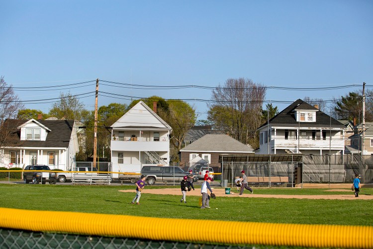 Biddeford residents are expressing concerns that Michael McKeown, a lifetime sex offender registrant, lives across the street from this youth baseball field on May Street.