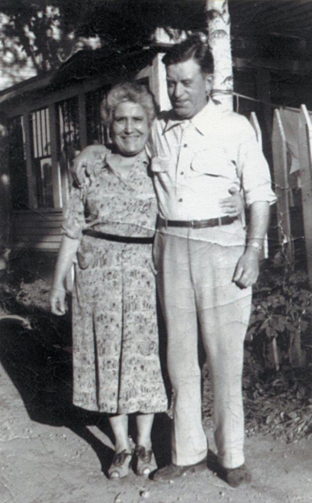George Mitchell’s parents, from the author’s collection.