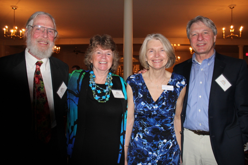 Medical director Russ DeJong, committee member Sara Hayes and senior vice president Evelyn Kieltyka and her husband, Bill.