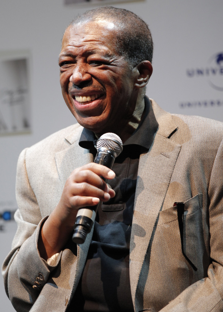 Singer Ben E. King holds a news conference in Tokyo in 2011. King, singer of classics such as “Stand By Me,” “There Goes My Baby” and “Spanish Harlem,” died Thursday, his publicist said. He was 76.