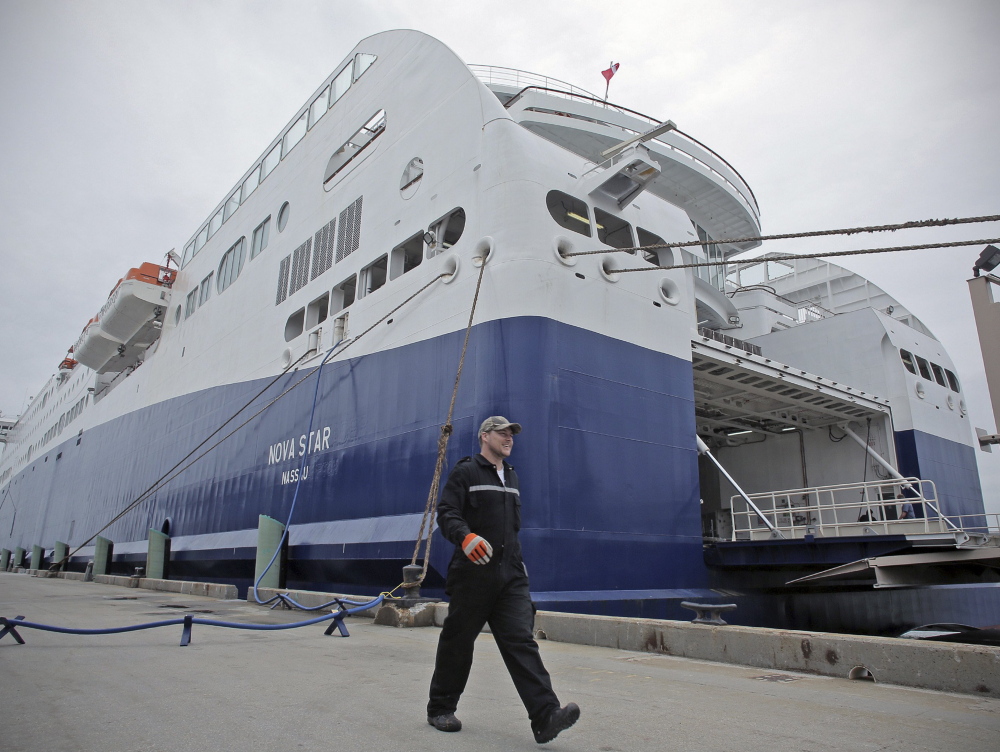 The Nova Star ferry begins its summer schedule June 1. Nova Scotians are upset that Maine has not helped to subsidize the service. The state did allocate $640,000 to improve the Ocean Gateway Terminal.