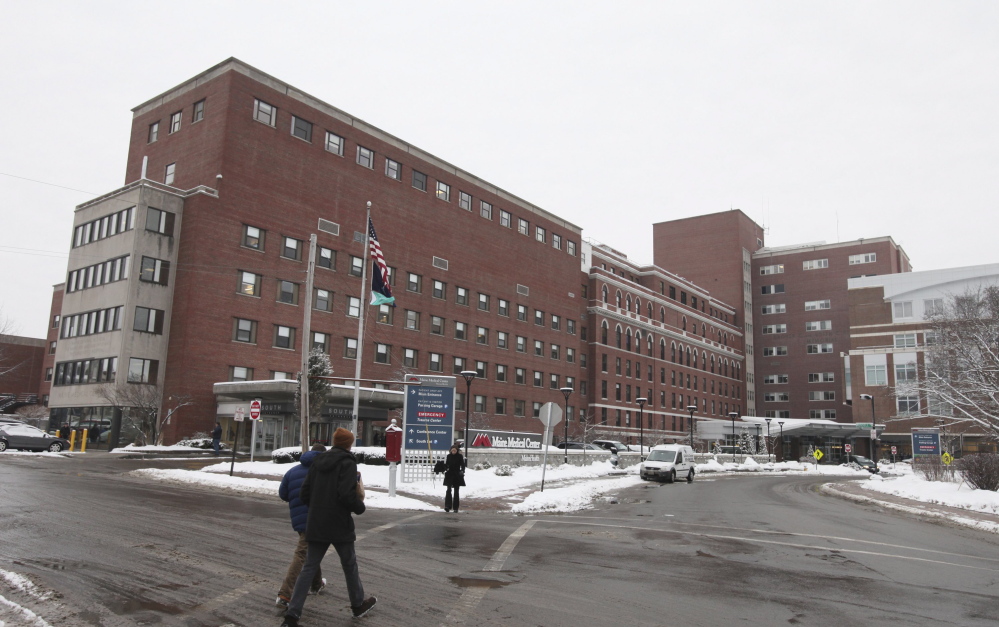 Maine Medical Center is seen Monday, Jan. 12, 2015 in Portland, Maine. Please relate to story posdapogyosyg;oiusdg uosidugoidug;u g;i