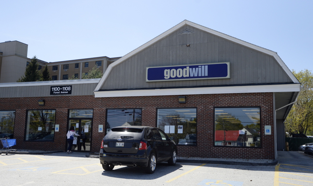 The Goodwill store on Forest Avenue in Portland will be torn down to accommodate an $18 million expansion of the adjacent Park Danforth senior housing complex.

Shawn Patrick Ouellette/Staff Photographer