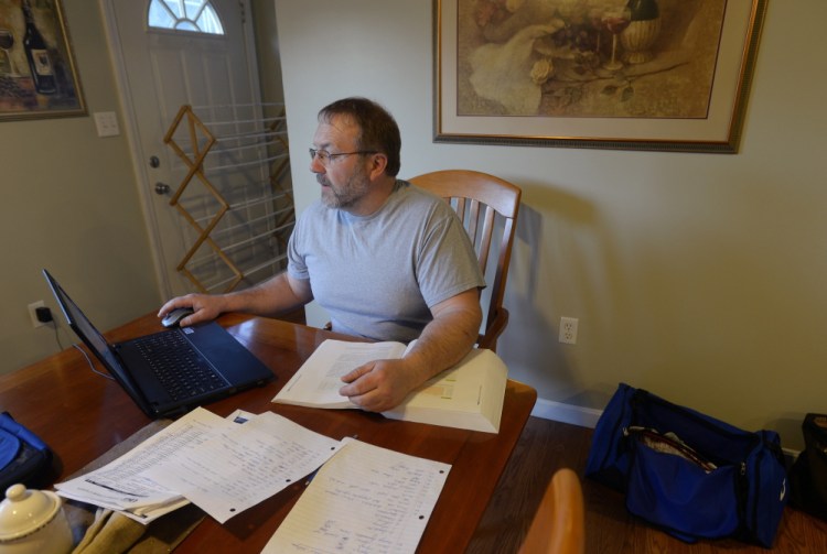 Scott Berry of Manchester takes courses through the University of Maine at Augusta to get his bachelor’s degree. He earned his associate degree from the University of Southern Maine in 1983.