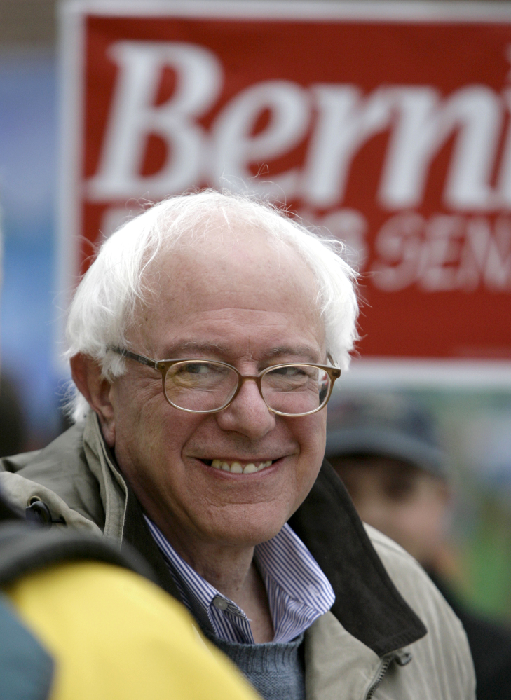 Bernie Sanders spoke out about the income gap and gay marriage before others did.