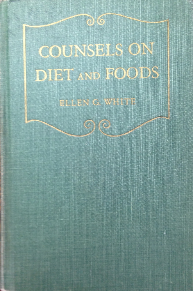 This book, published in 1938 after White’s death, compiles passages from her writings and teachings about food, and addresses her ideas on why people should eat less meat, or none at all.