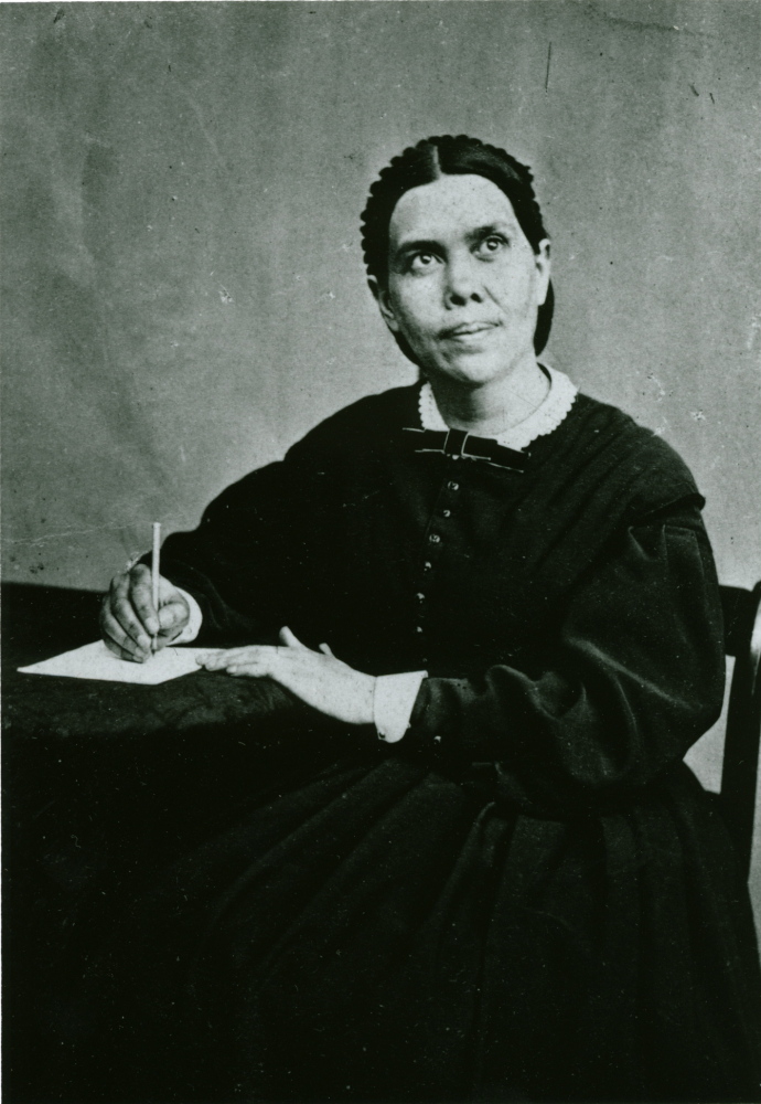 Ellen G. White, photographed in 1864, was a founder of the Seventh-day Adventist Church.