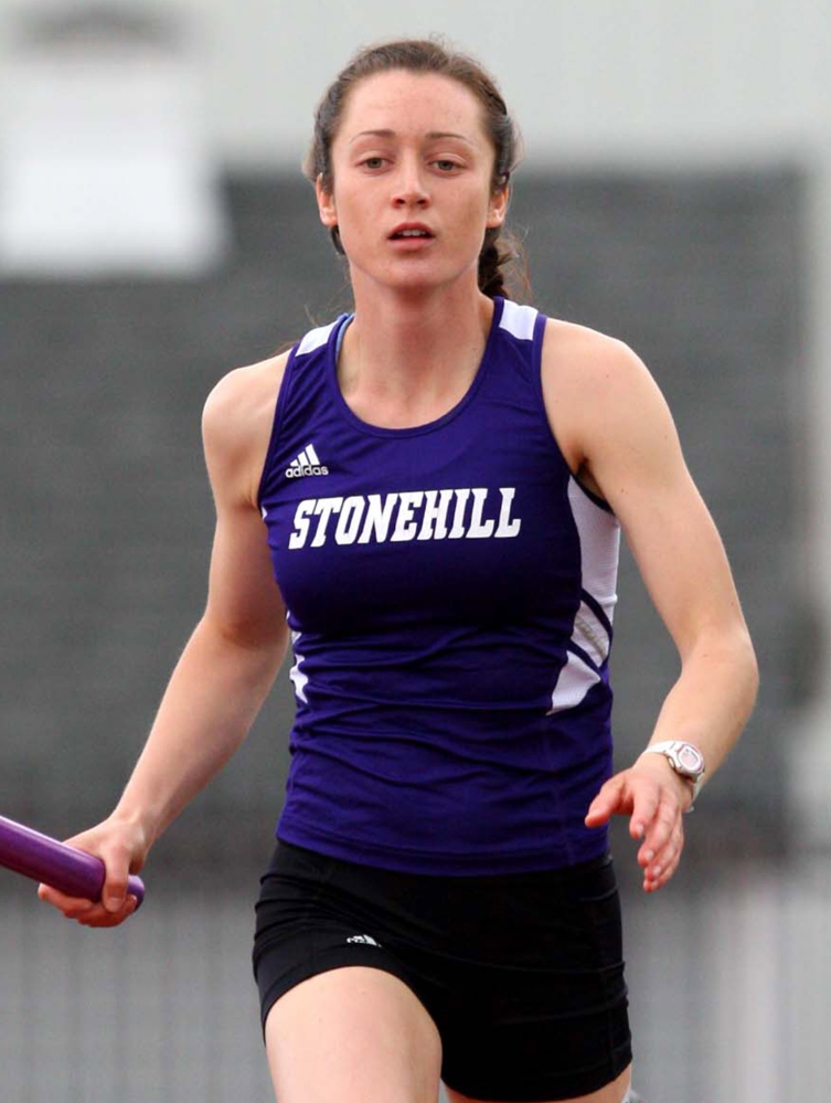 Maria Curit, a senior at Stonehill College, is excited to be participating in two events at the NCAA Division II track and field champ- ionships this weekend, but sad that her college career is coming to an end.
.