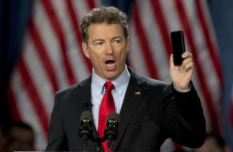 Sen. Rand Paul, R-Ky., a candidate for president, forced the expiration of the National Security Agency's authority to collect Americans' phone records.