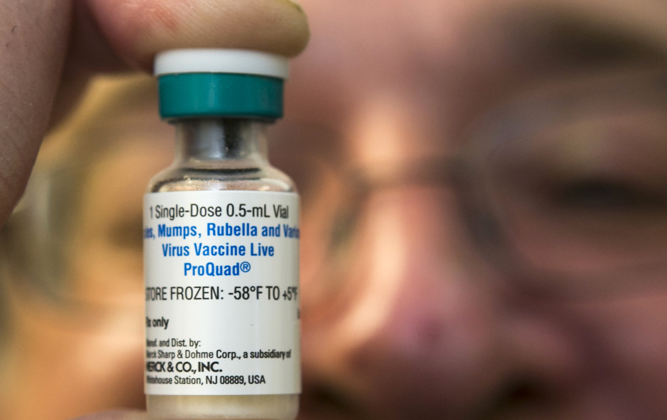 Too many Maine parents reject vaccines like the one for measles, mumps and rubella, which was in the spotlight this year after a large measles outbreak linked to people who had visited Disneyland in California.